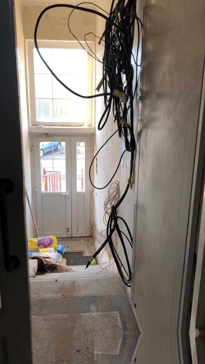 Původní stav elektroinstalace